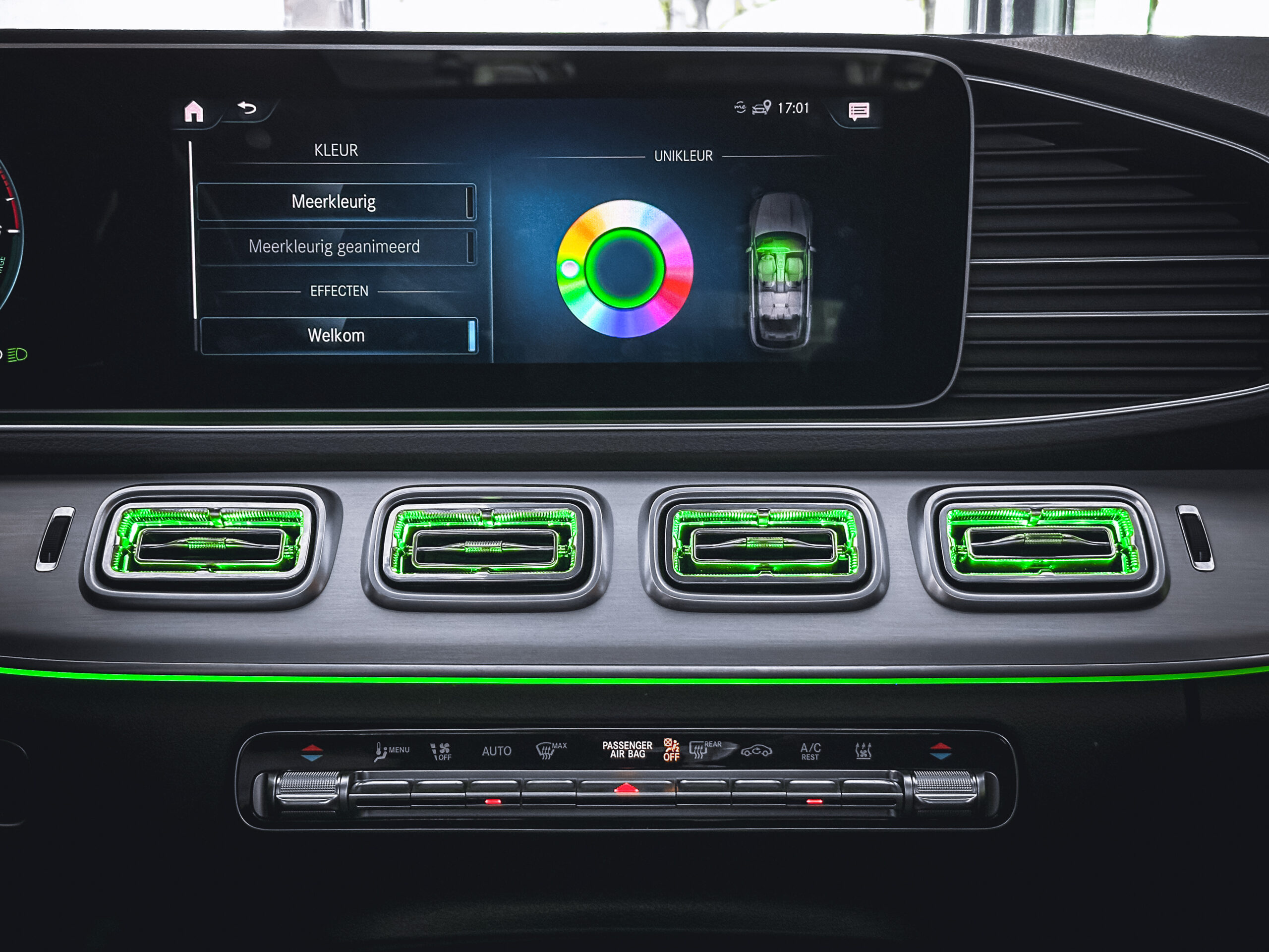 Ambient lighting on front doors