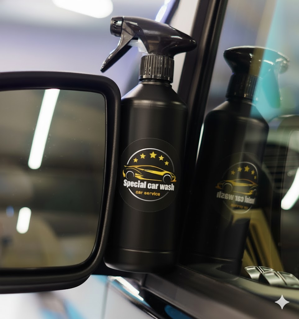 Clear Glass cleaning spray for glass surfaces