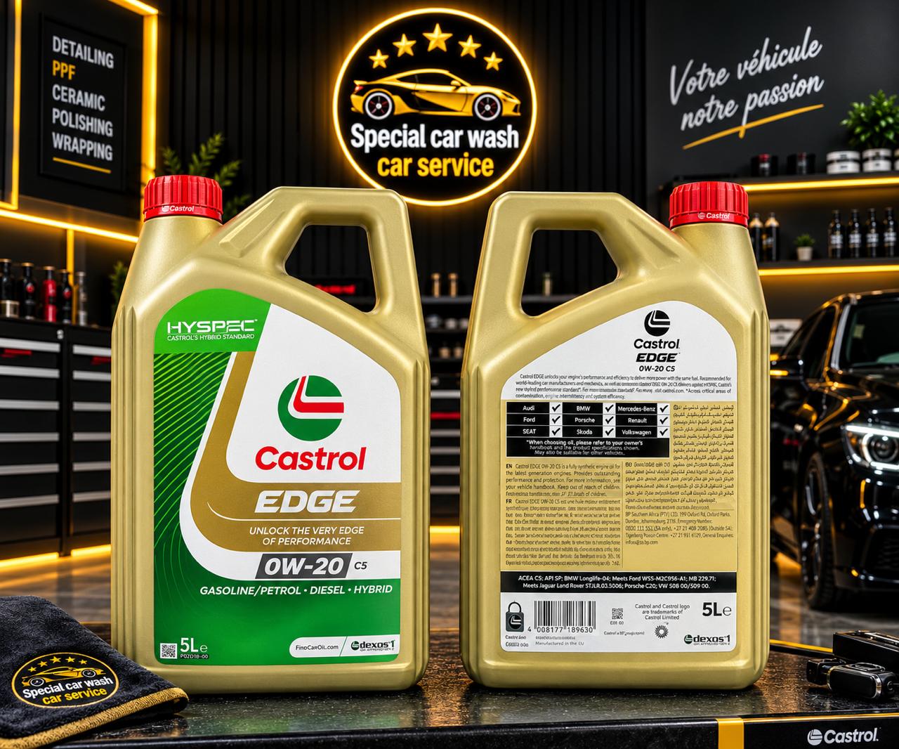 Castrol EDGE 0W-20 C5 — 5 L