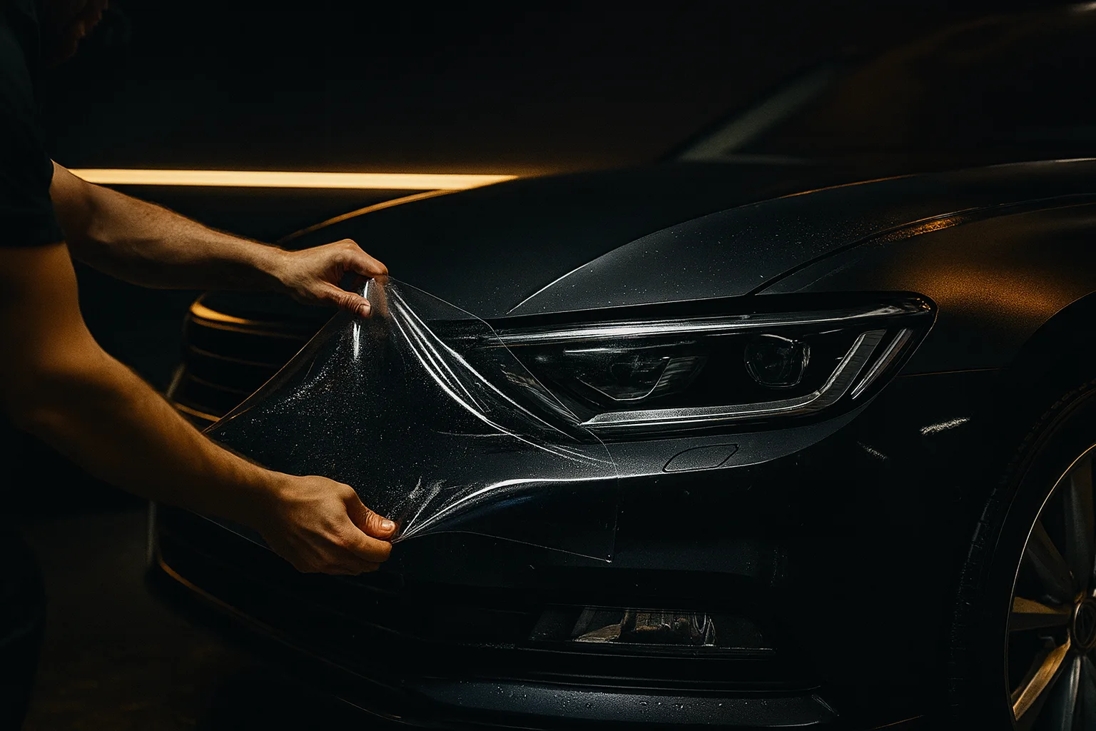 Application of transparent PPF protection film